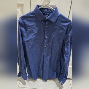 Michael Kors Navy Dress Shirt. Size 15 1/2 - 32/33